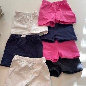 Hanna Andersson bright basics tumble shorts